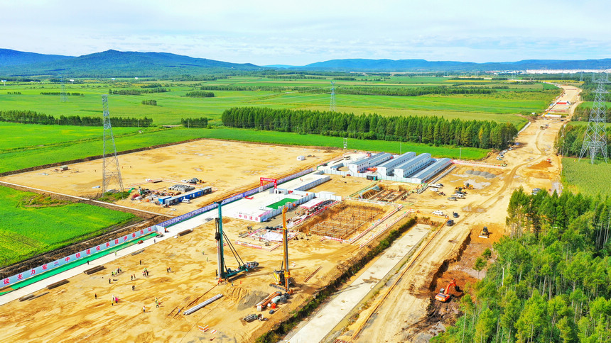 我國最北端高鐵站伊春西站正式開工建設。原勇攝