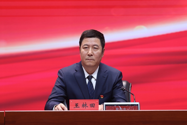 龍江森工集團總會計師王林田。石啟立攝