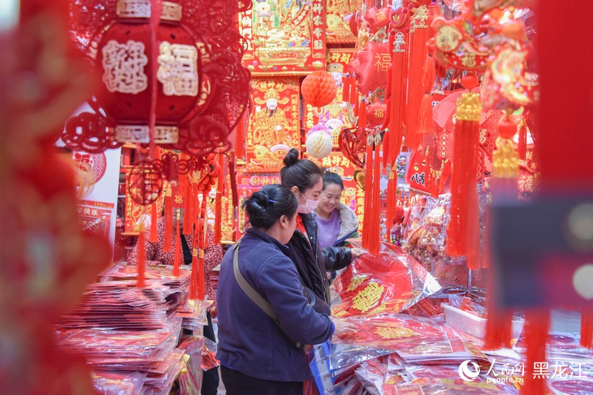 新春走基層｜哈爾濱：迎新春、備年貨 大街小巷年味濃